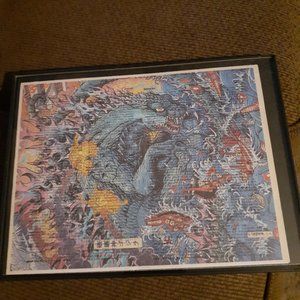 Godzilla print